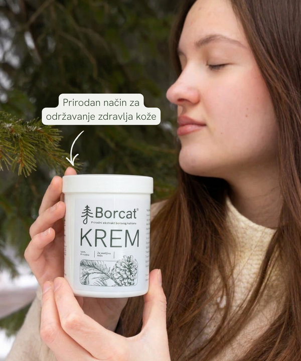 Dnevna krema za smirivanje i obnovu iritirane kože - Borcat krem / 125 ml